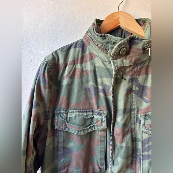 GAP Camouflage Men's Field Jacket Size Small 42-44 - Picture 2 of 16